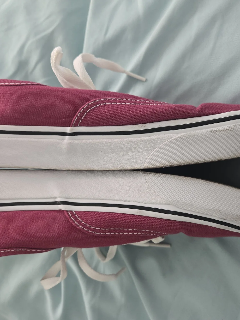 Vans Women’s Classic Lace-Up Sneakers in Berry Pink